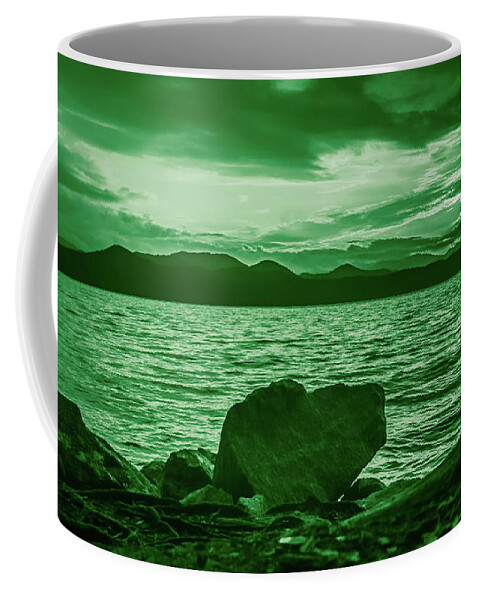 Beautiful Coffee Mug featuring the photograph Beautiful landscape scenes at lake jocassee south carolina #57 by Alex Grichenko