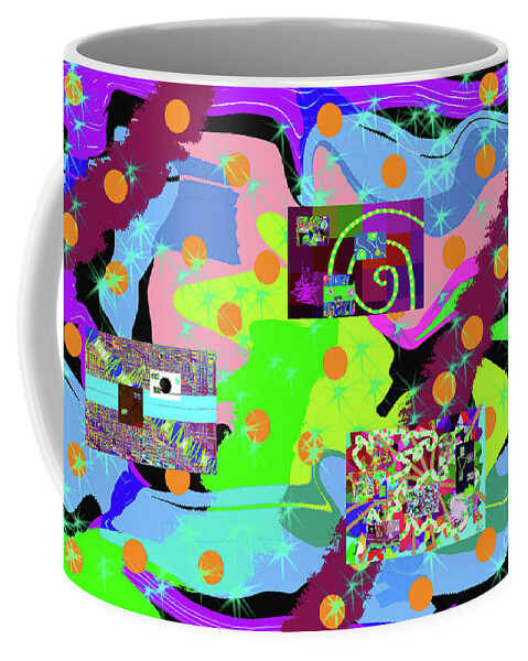 Walter Paul Bebirian Coffee Mug featuring the digital art 6-19-2015fabcdefghijklmnopqrtu by Walter Paul Bebirian