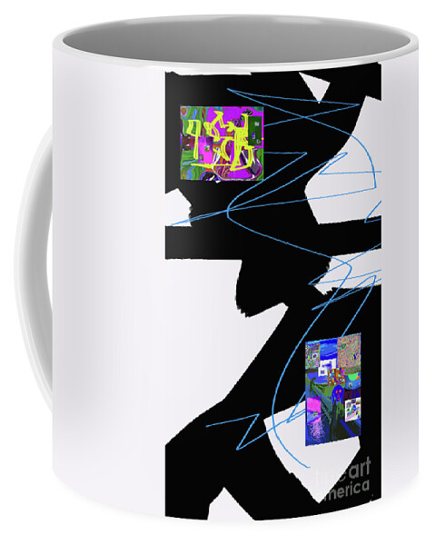 Walter Paul Bebirian Coffee Mug featuring the digital art 6-22-2015dabcdef by Walter Paul Bebirian