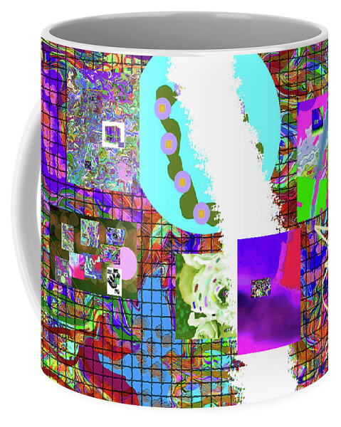 Walter Paul Bebirian Coffee Mug featuring the digital art 6-28-2015dabcd by Walter Paul Bebirian