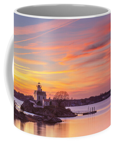 New England Coffee Mug featuring the photograph Pomham Sunset #6 by Bryan Bzdula