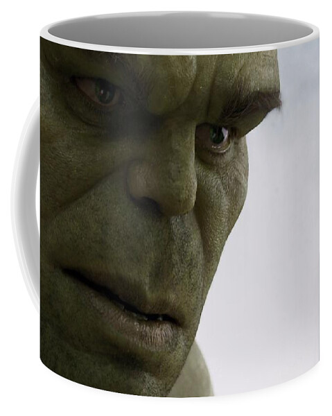 The Avengers Coffee Mug featuring the digital art The Avengers #6 by Super Lovely