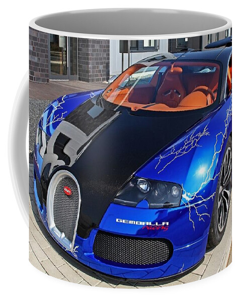 Bugatti Veyron Coffee Mug featuring the photograph Bugatti Veyron #7 by Mariel Mcmeeking
