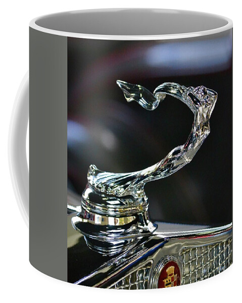  Coffee Mug featuring the photograph Hood Ornament #7 by Dean Ferreira