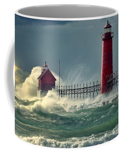 Lighthouse Coffee Mug featuring the photograph Lighthouse #7 by Jackie Russo