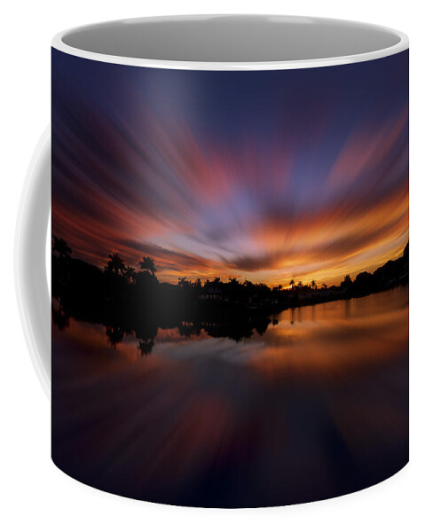 Naples Coffee Mug featuring the photograph Sunrise at Naples, Florida by Peter Lakomy