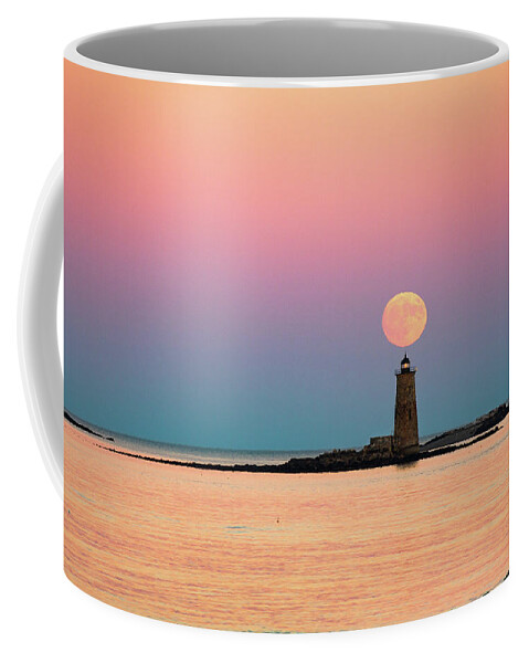 New England Coffee Mug featuring the photograph Super Moon 2016 #8 by Robert Clifford