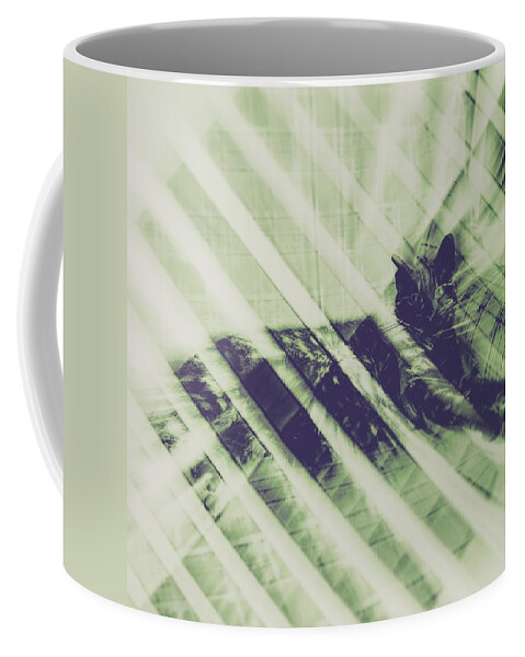 Wallpaper Coffee Mug featuring the digital art 76 by Marko Sabotin