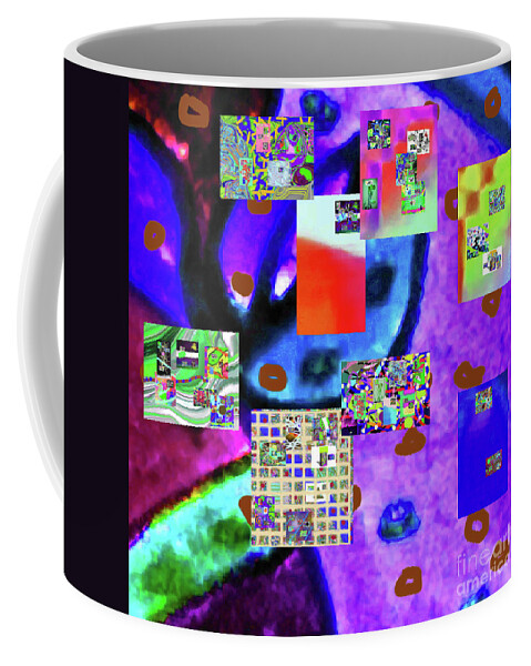Walter Paul Bebirian Coffee Mug featuring the digital art 8-12-2016e by Walter Paul Bebirian