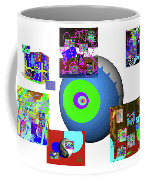 Walter Paul Bebirian Coffee Mug featuring the digital art 8-31-2015babcdefg by Walter Paul Bebirian