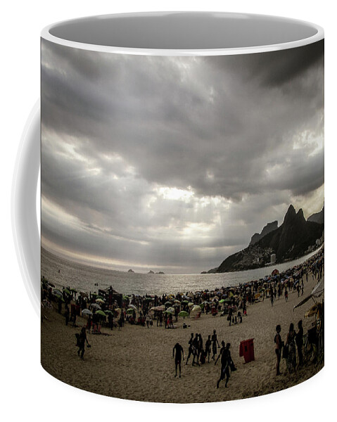 Ipanema Beach Coffee Mug featuring the photograph Ipanema Beach #8 by Cesar Vieira