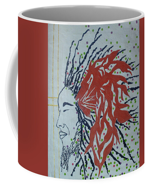 Jesus Coffee Mug featuring the ceramic art Jesus Lion Of Judah #8 by Gloria Ssali