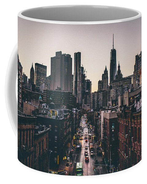 New York Coffee Mug featuring the digital art New York #8 by Super Lovely