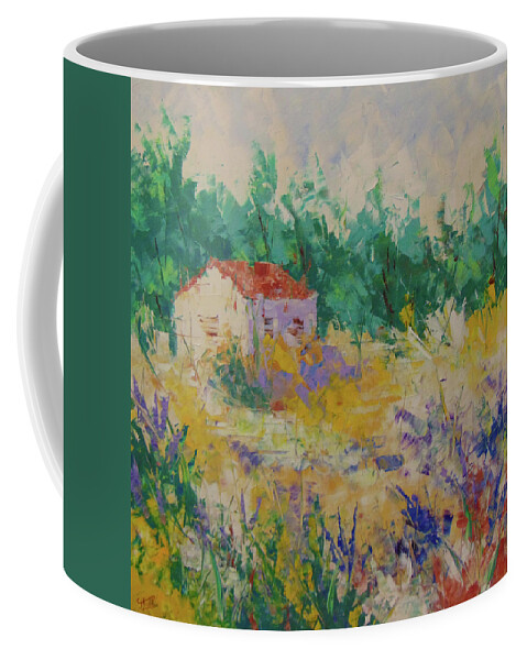 Frederic Payet Coffee Mug featuring the painting Provence #8 by Frederic Payet