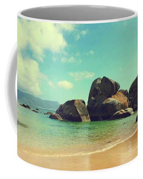 Rock Coffee Mug featuring the digital art Rock #8 by Super Lovely