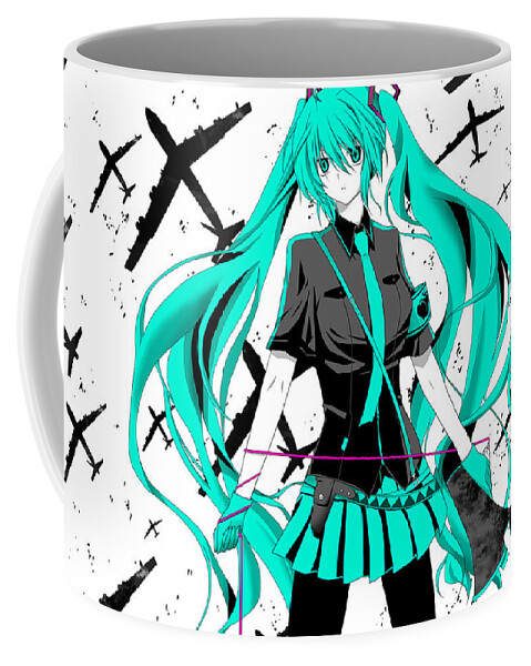 Vocaloid Coffee Mug featuring the digital art Vocaloid #84 by Super Lovely
