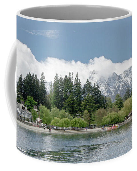 Queenstown Coffee Mug featuring the photograph Queenstown New Zealand. Remarkable ranges and lake Wakatipu. #9 by Yurix Sardinelly