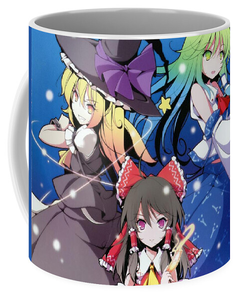 Touhou Coffee Mug featuring the digital art Touhou #95 by Super Lovely