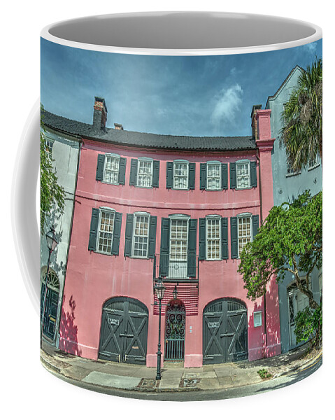 Rainbow Row Coffee Mug featuring the photograph 99 East Bay Street by Dale Powell