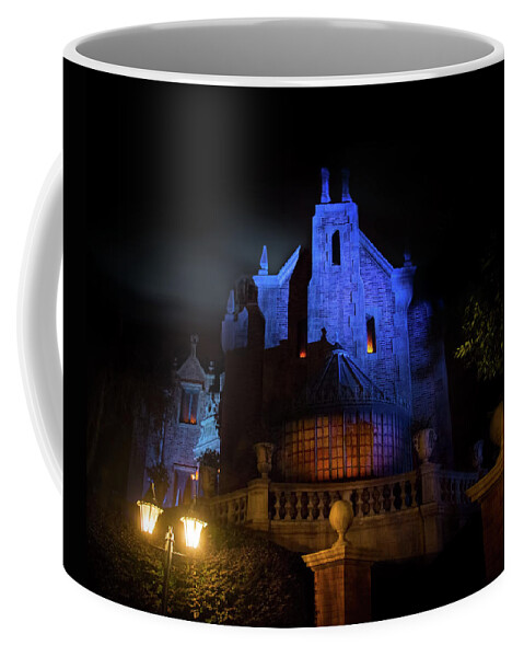 Magic Kingdom Coffee Mug featuring the photograph 999 Happy Haunts by Mark Andrew Thomas