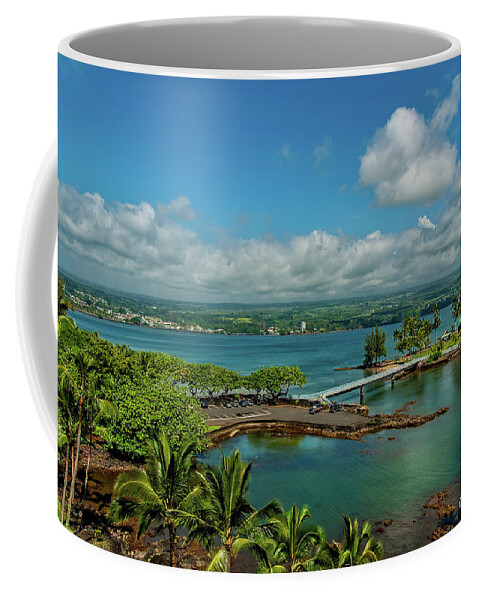 Christopher Holmes Photography Coffee Mug featuring the photograph A Beautiful Day Over Hilo Bay by Christopher Holmes