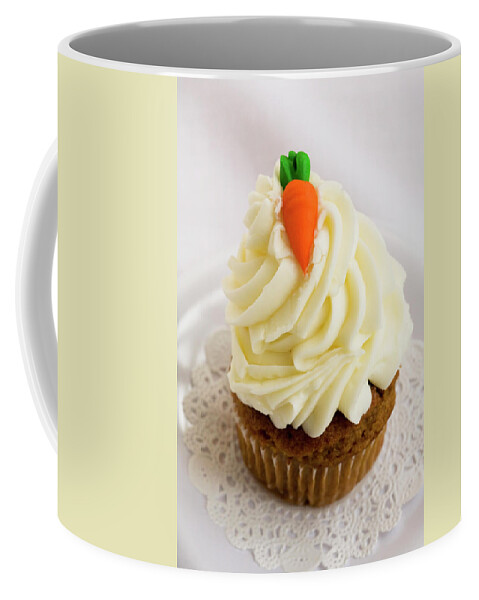 Carrot Muffin Coffee Mug featuring the photograph A carrot muffin by Diane Macdonald