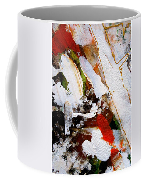 Abstract Coffee Mug featuring the painting A Change is Coming by Louise Adams