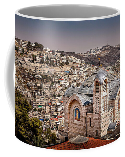 Church Coffee Mug featuring the photograph A Church by Endre Balogh