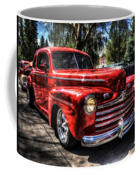 46 Ford Coffee Mug featuring the photograph A Cool 46 Ford Coupe by Thom Zehrfeld