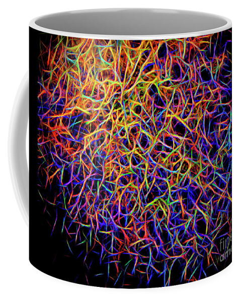 Nag004372 Coffee Mug featuring the digital art A Crowded Space by Edmund Nagele FRPS