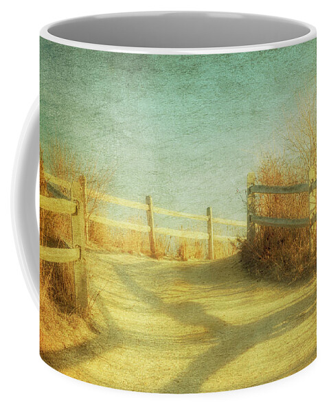 Dune Grass Coffee Mug featuring the photograph A Day at the Shore by Debra Fedchin