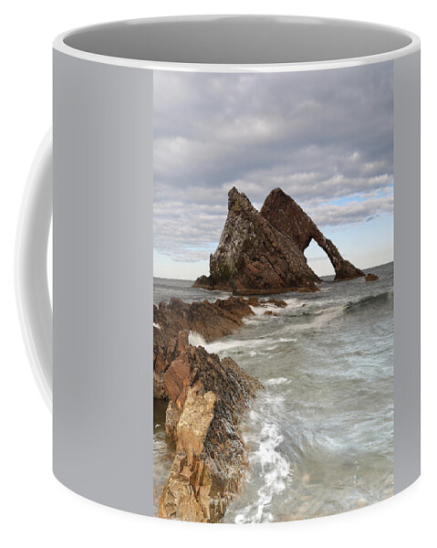 Bow Fiddle Coffee Mug featuring the photograph A Day by Bow Fiddle Rock by Maria Gaellman