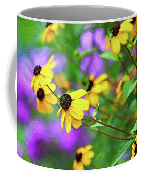 Susie Q Coffee Mug featuring the photograph A Day In August 2 - Impasto by Steve Harrington