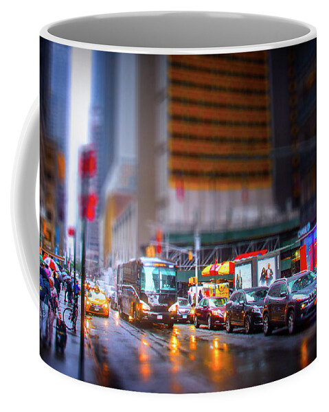 New York City Coffee Mug featuring the photograph A Day in the Life of Manhattan by Mark Andrew Thomas