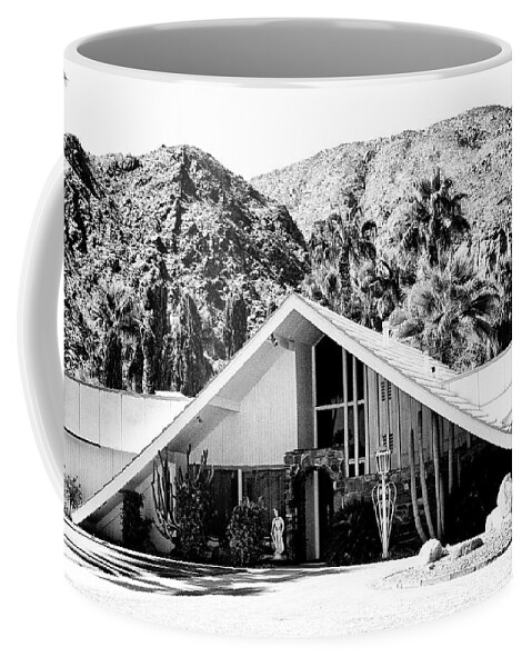 Movie Colony Homes Coffee Mug featuring the photograph FRAME BY FRAME A Frame Palm Springs CA by William Dey