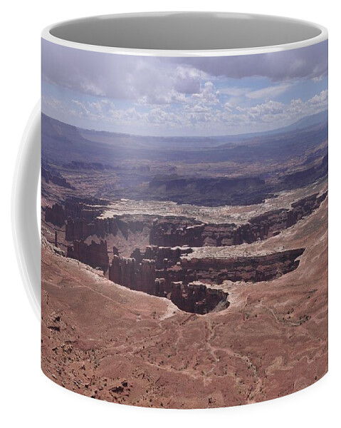 Canyonlands National Park Coffee Mug featuring the photograph A Grand View Indeed by Frank Madia