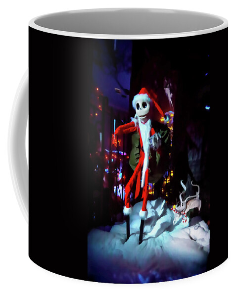 Disney Coffee Mug featuring the photograph A Haunted Christmas by Mark Andrew Thomas