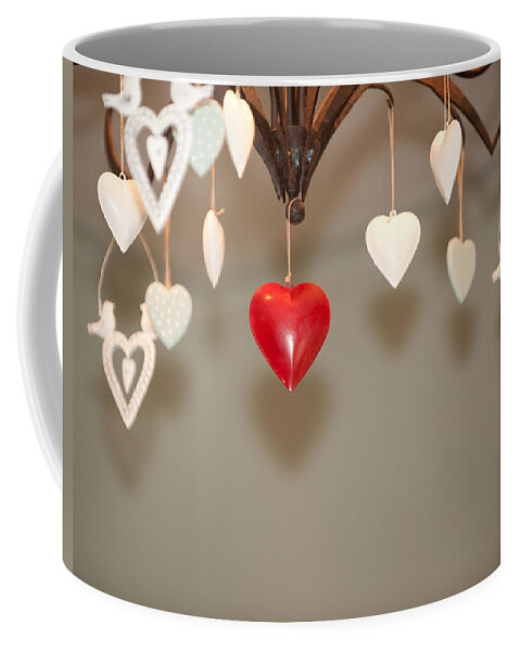 Heart Coffee Mug featuring the photograph A Heart Among Hearts i by Helen Jackson
