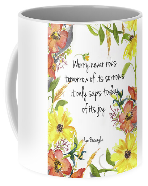 Illustrations Coffee Mug featuring the digital art A Joy Filled Fall by Colleen Taylor