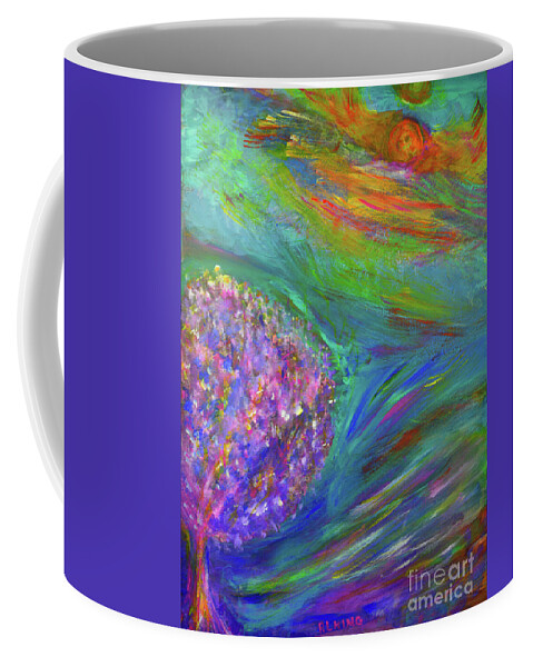 Painting Coffee Mug featuring the painting A Leap of Faith by Robyn King