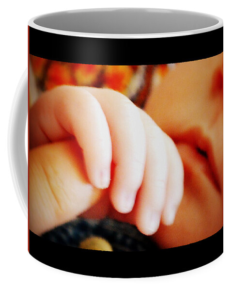 Kids Coffee Mug featuring the photograph A loving touch by Bill Hamilton