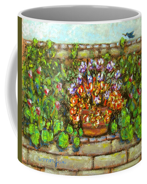 Home Coffee Mug featuring the pastel A New Home by Laurie Morgan