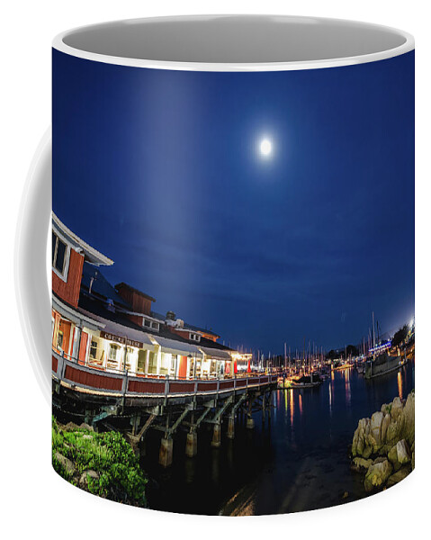 Landscape Coffee Mug featuring the photograph A Night in Monterey by Margaret Pitcher