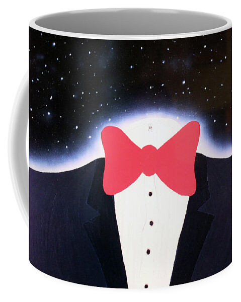 Surrealism Coffee Mug featuring the painting A Night Out With The Stars by Thomas Blood