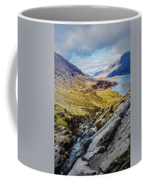  Coffee Mug featuring the photograph A Portrait of Snowdonia by Nick Bywater