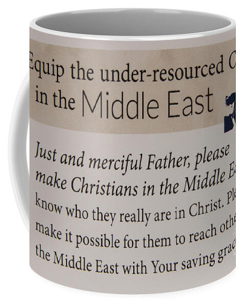 Reid Callaway Prayer Art Coffee Mug featuring the photograph A Prayer For the Middle East Prayer Art by Reid Callaway