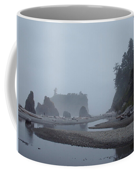 Landscape Coffee Mug featuring the photograph A Quiet Mist by Julie Lueders 