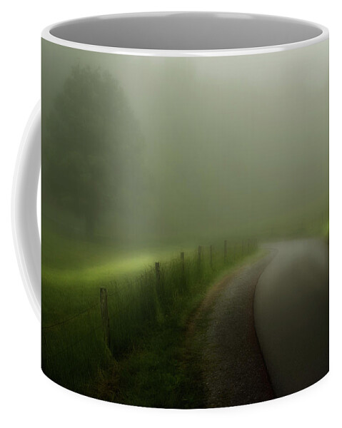 Cades Cove Coffee Mug featuring the photograph A Quiet Morning 2 by Mike Eingle