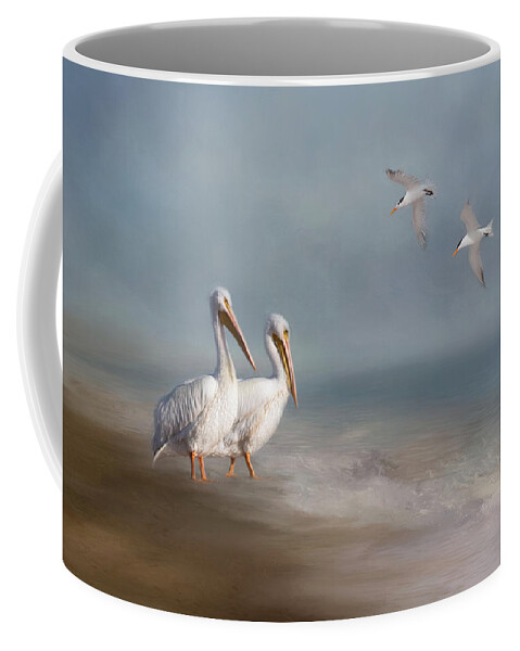 Landscape Coffee Mug featuring the photograph A Quiet Morning by Kim Hojnacki