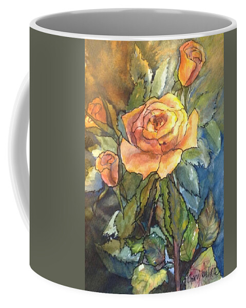 Roses Coffee Mug featuring the painting A Rose Without Thorns by Cheryl Wallace